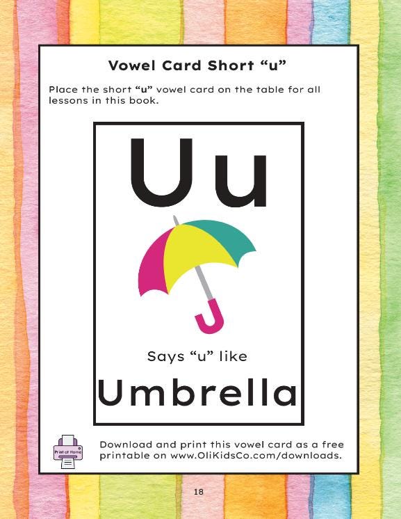 Book 5: Short “u” Words (Digital Download)