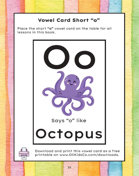 Book 4: Short “o” Words (Printed Copy + Free Download)