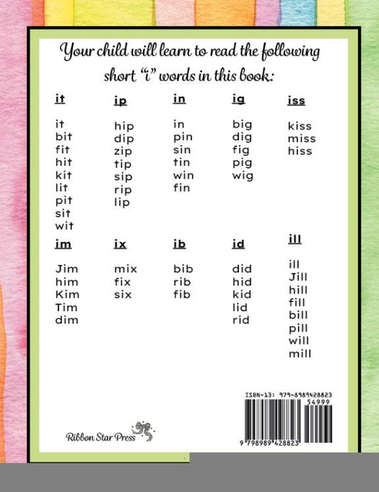 Book 3: Short “i” Words (Digital Download)
