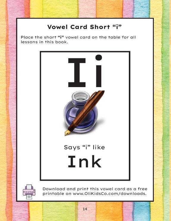 Book 3: Short “i” Words (Digital Download)