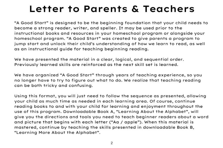 Book 1: Short “a” Words (Digital Download)