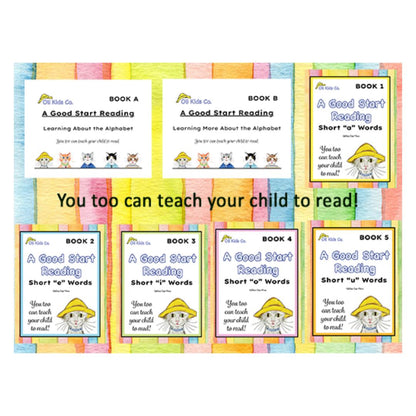 A Good Start Reading Program – Complete Short Vowel Series (Printed + Digital Format)