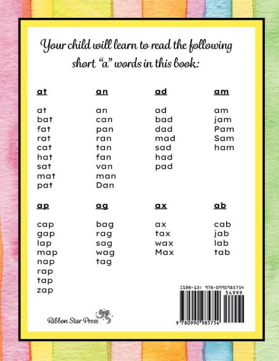Book 1: Short “a” Words (Digital Download)