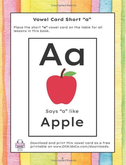 Book 1: Short “a” Words (Digital Download)