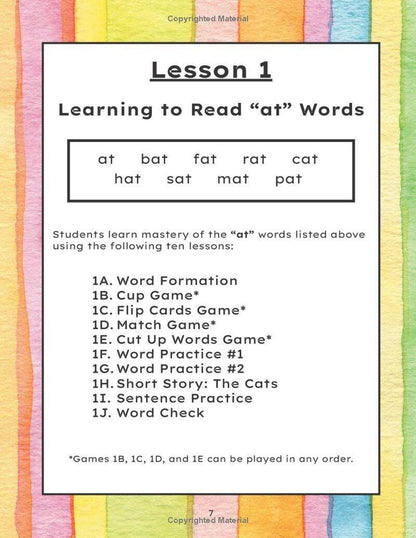 A Good Start Reading Program – Complete Short Vowel Series (Printed + Digital Format)